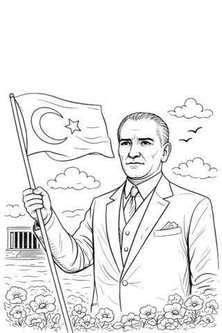 Atatürk Boyama Resmi