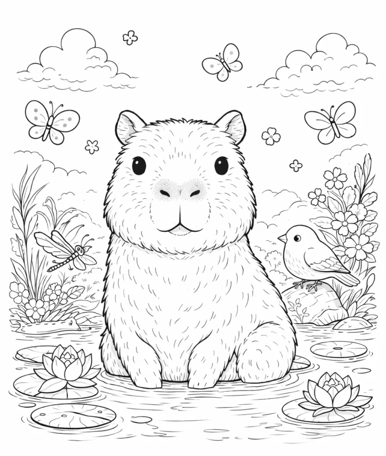 Kapibara Boyama Resmi