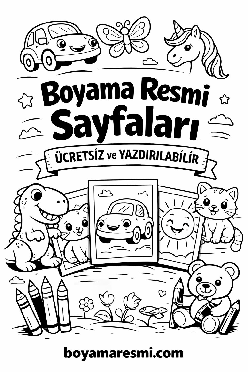 Boyama resmi dünyası, çocuklar için ücretsiz ve yazdırılabilir boyama resimleri sunar. Evde ve okulda kolayca kullanılabilir.