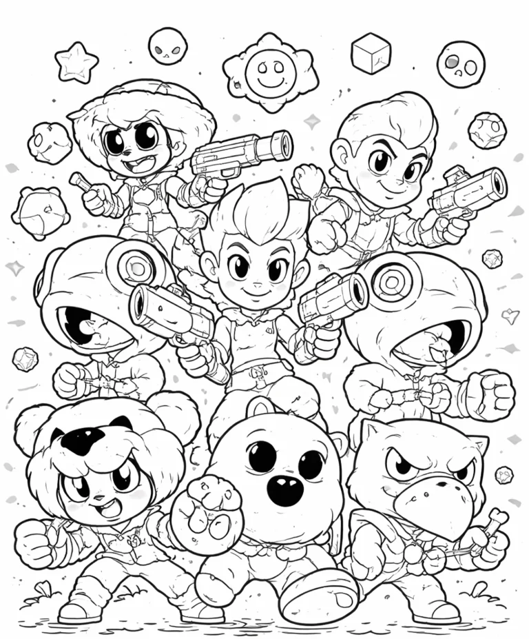 Brawl Stars Boyama Resmi