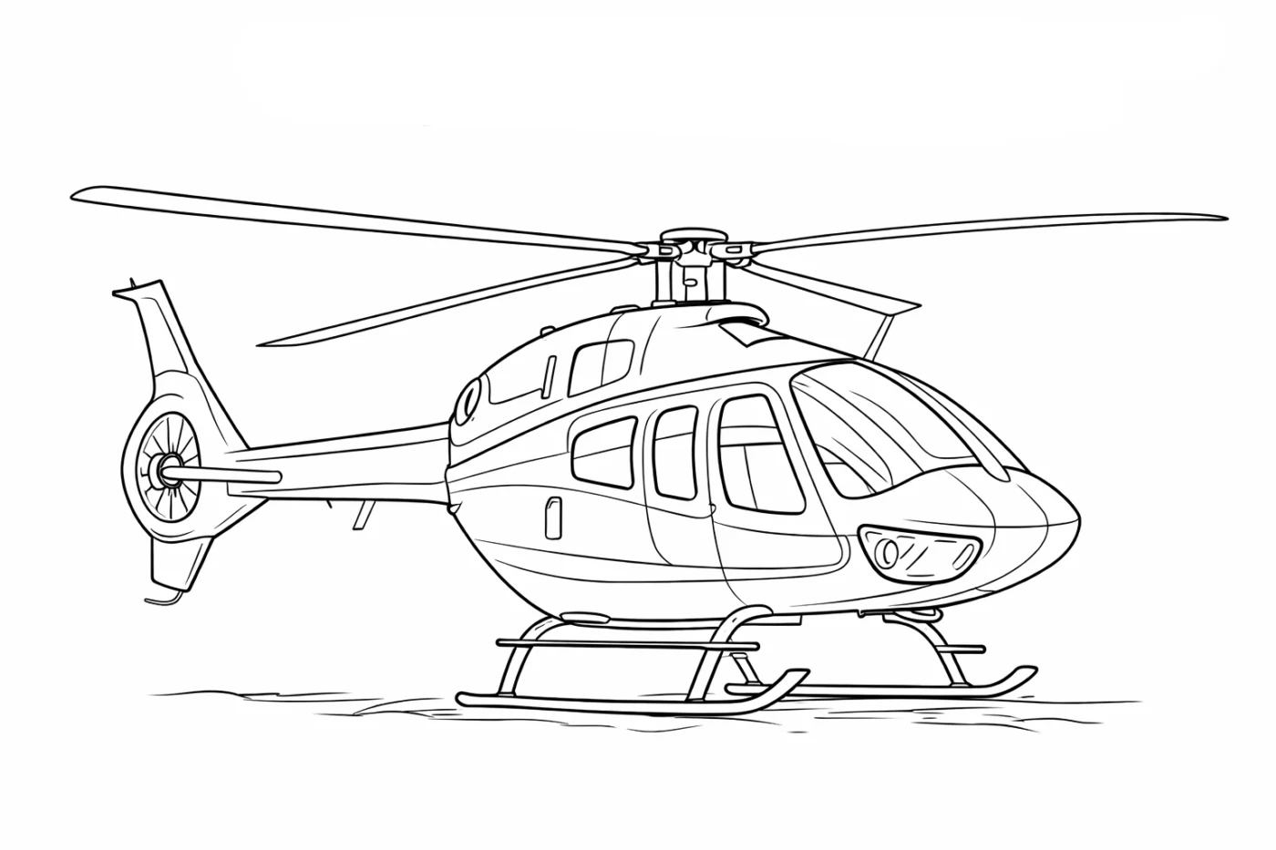 Helikopter Boyama Resmi