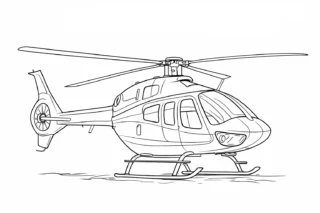 Helikopter Boyama Resmi