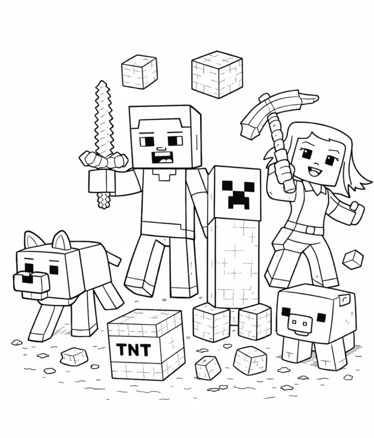 Minecraft Boyama Resmi