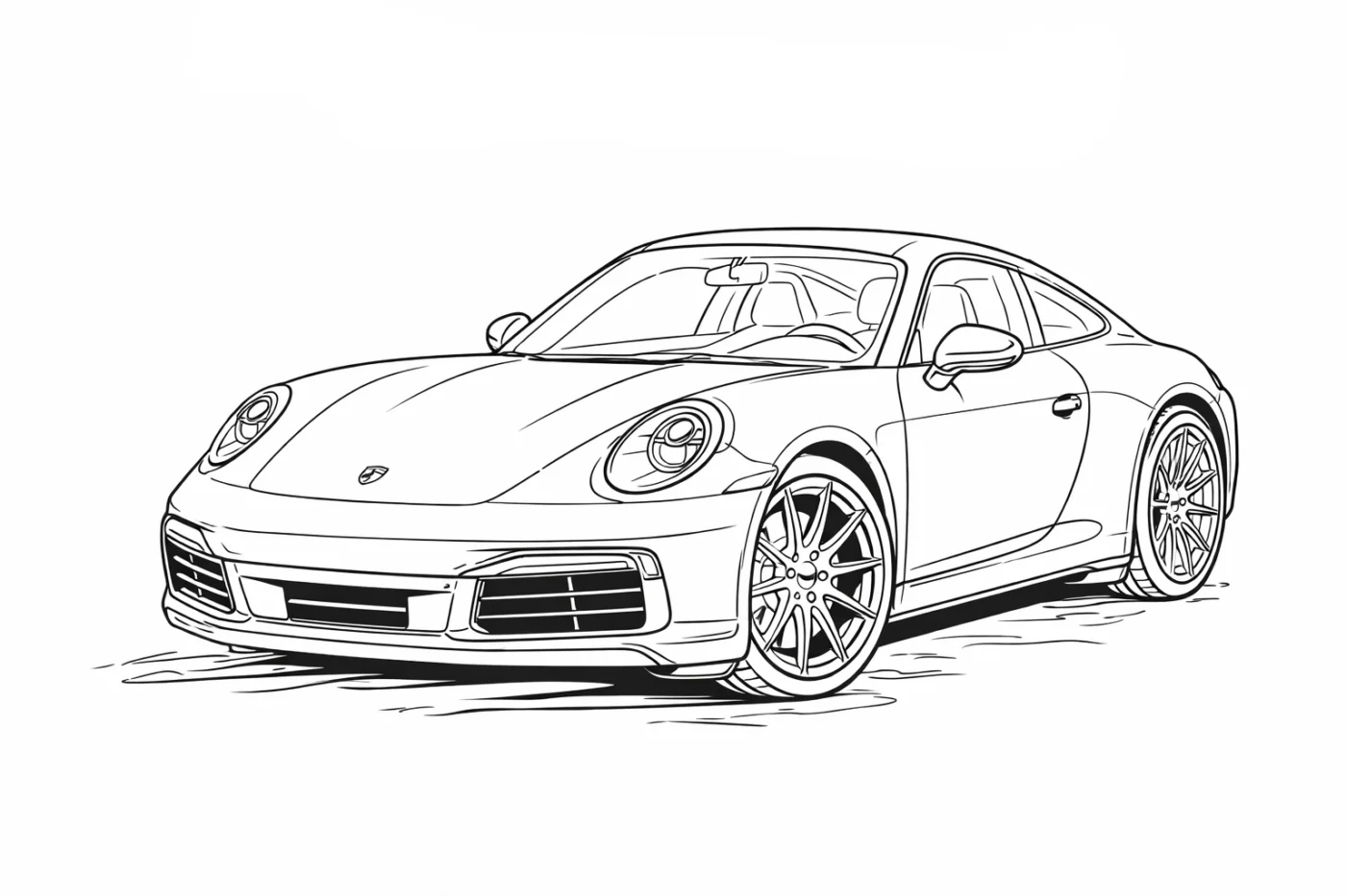 Porsche Boyama Resmi