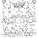 Ramazan Ayı Boyama Resmi