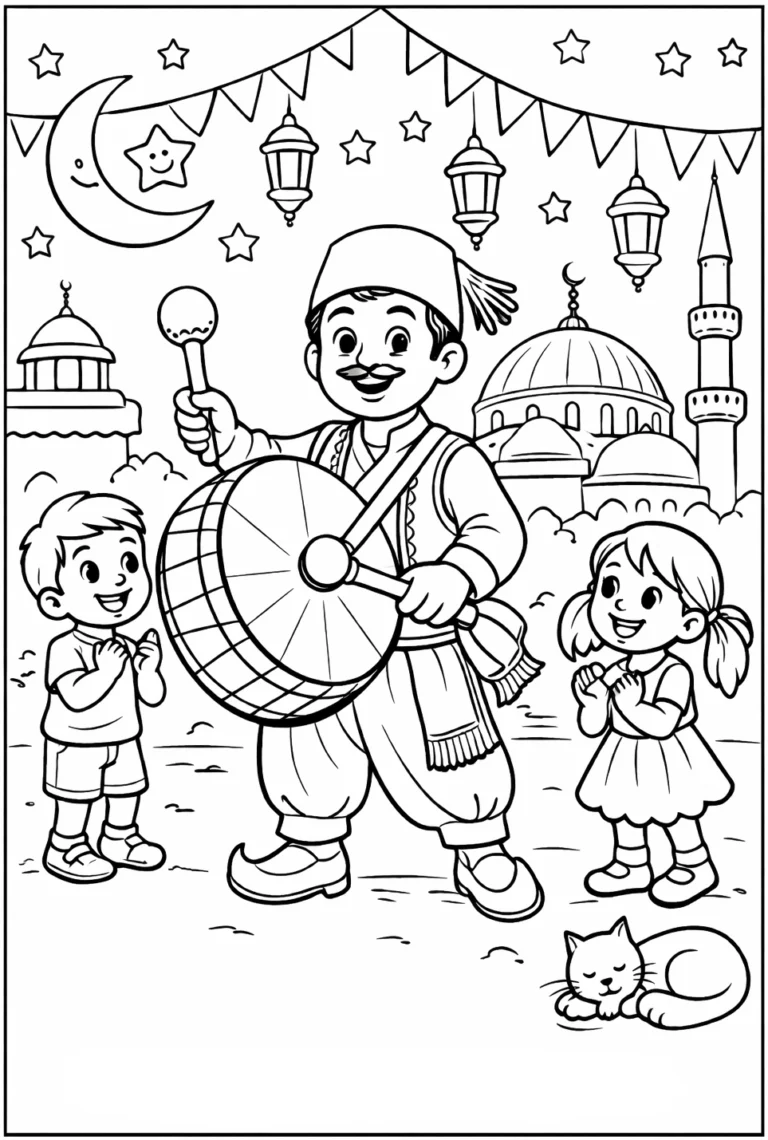 Ramazan Davulcusu Boyama