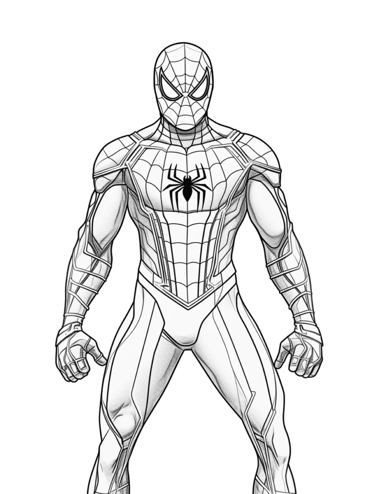 Spiderman Boyama Resmi