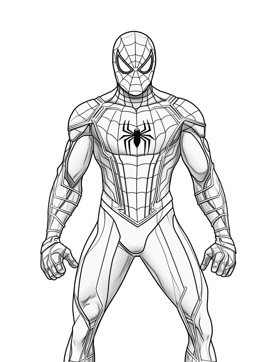 Spiderman Boyama Resmi