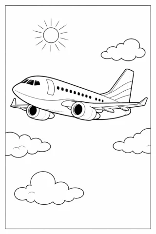 Uçak Boyama Resmi