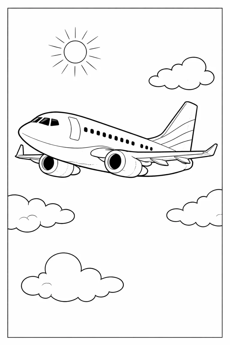 Uçak Boyama Resmi