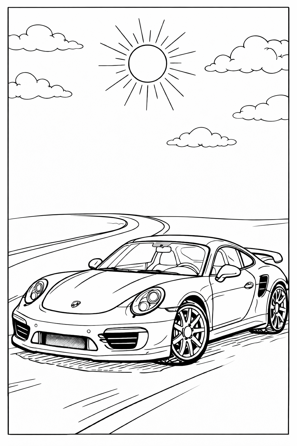 Porsche Boyama