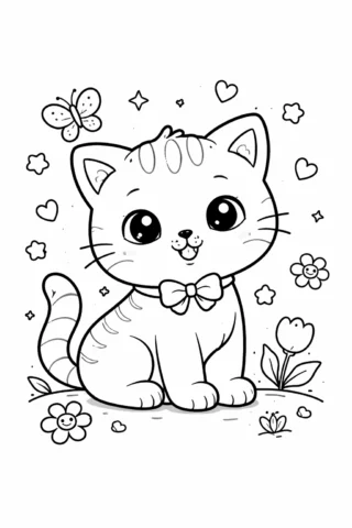 Sevim Kedi Resmi Boyama