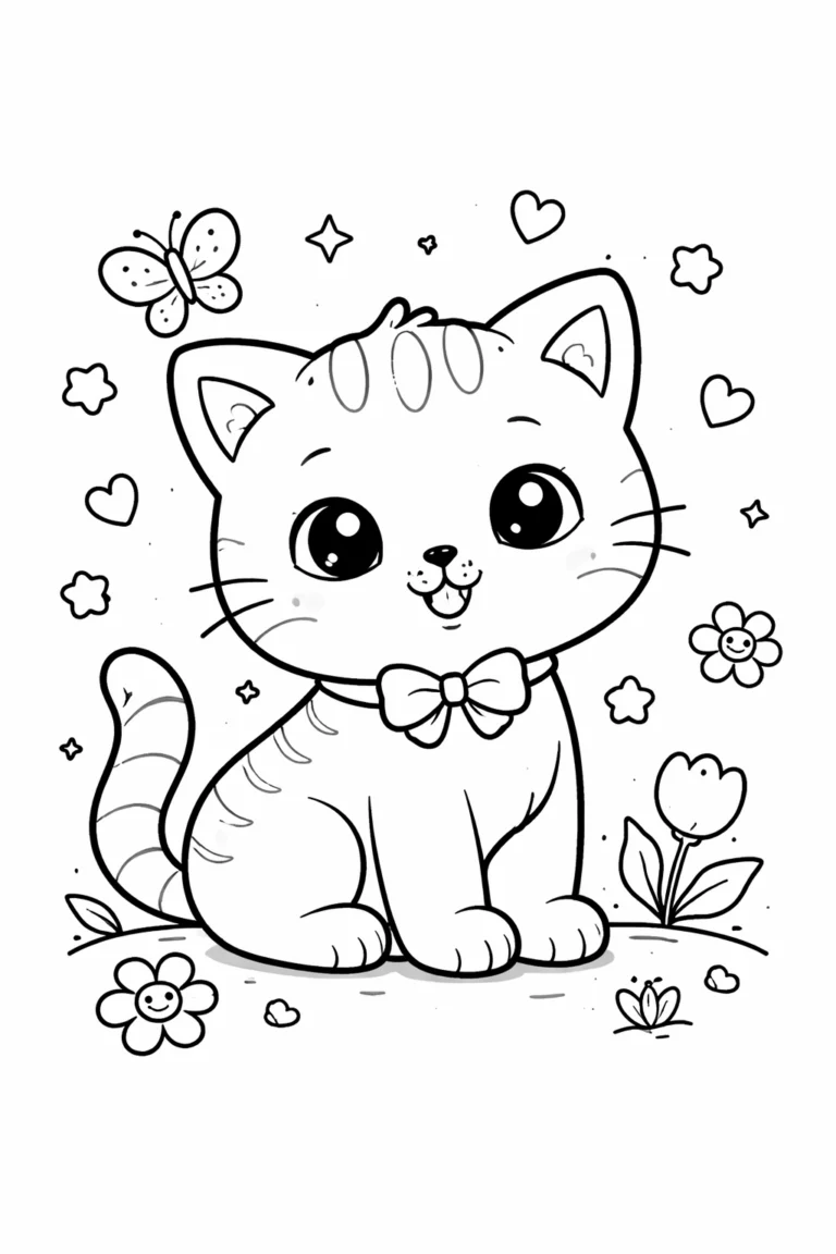 Sevim Kedi Resmi Boyama