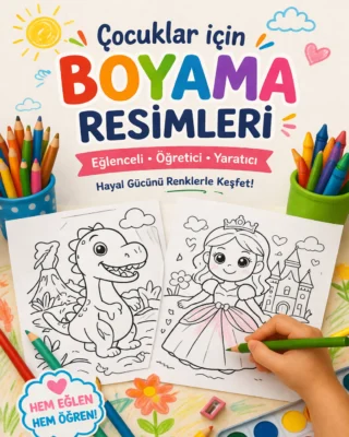 Çocuklar için Boyama Etkinlikleri