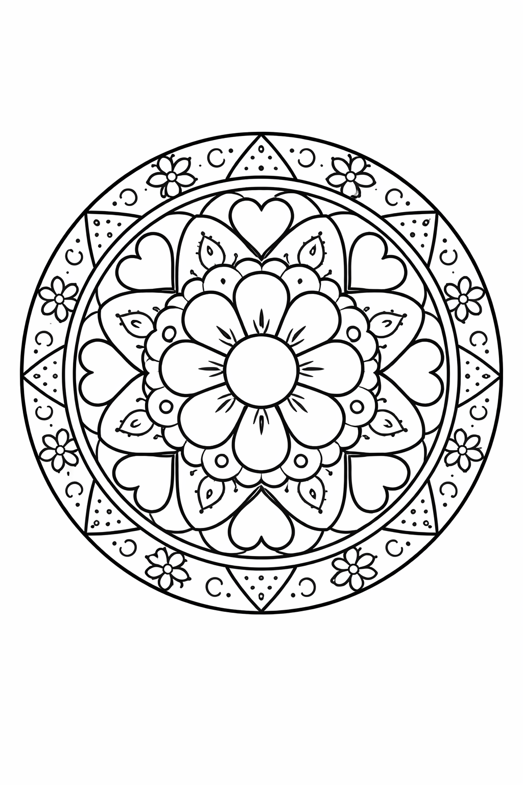 Kolay Mandala Boyama