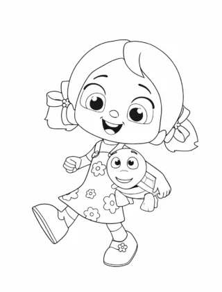 Niloya ve Kaplumbağa Boyama