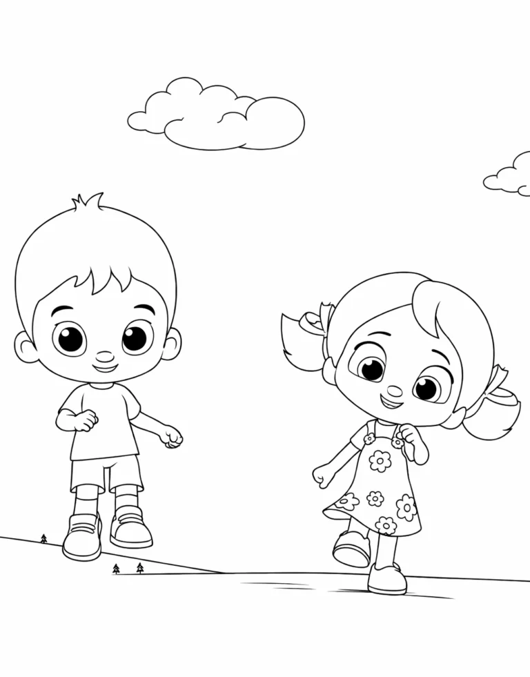 Niloya boyama resmi ile çocuklar için sade bir boyama. Yazdırılabilir Niloya boyama PDF ile pratik ve eğlenceli bir etkinlik.