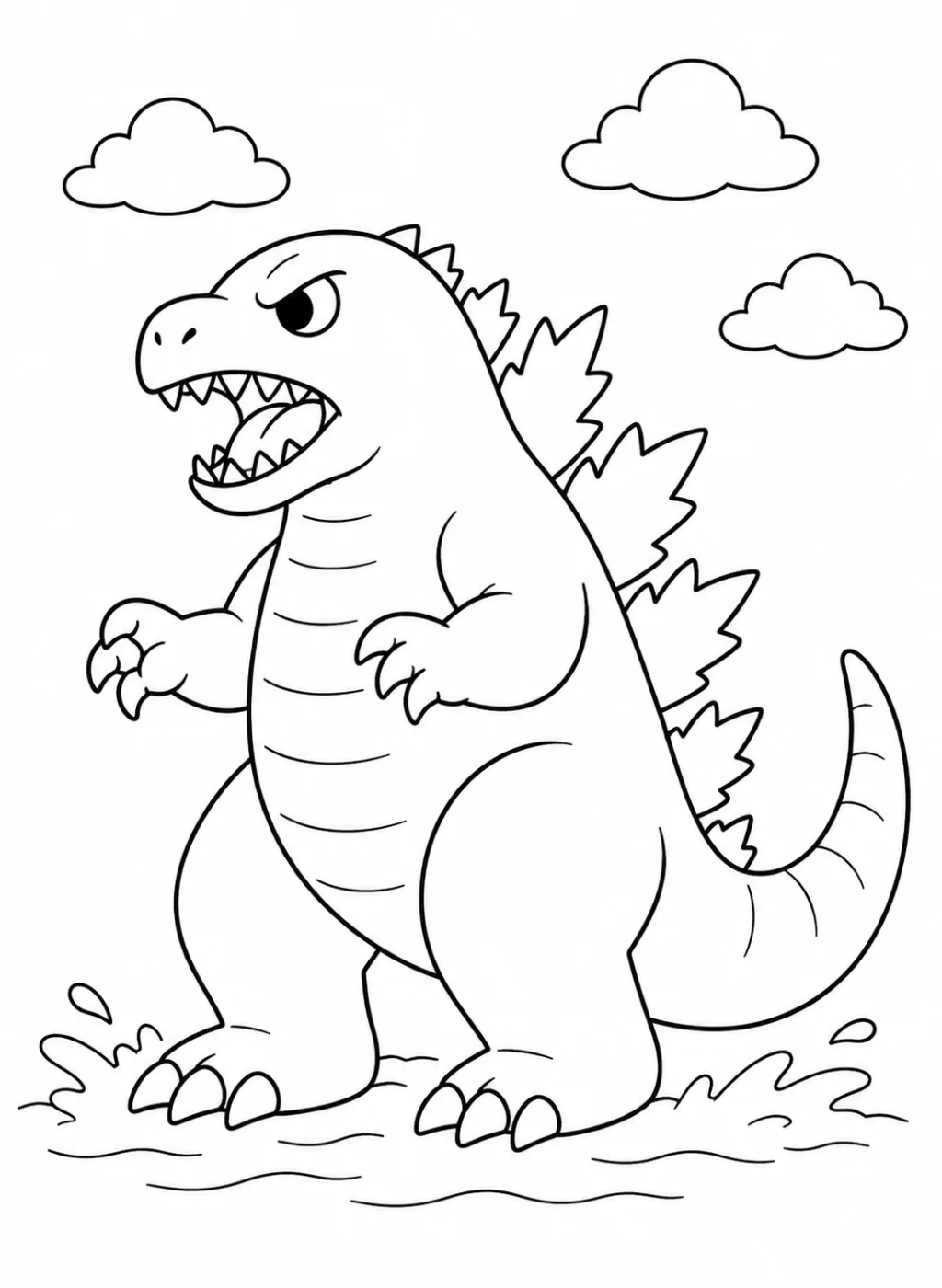 Godzilla Boyama