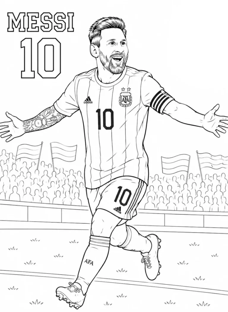 Messi boyama resmi