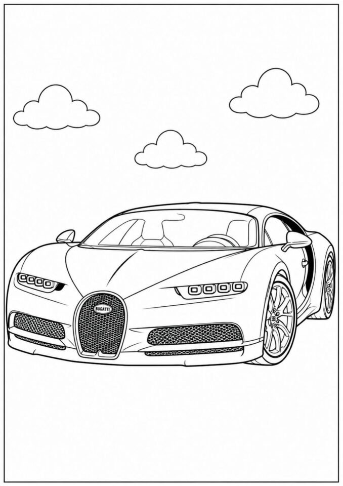bugatti boyama resmi yazdır