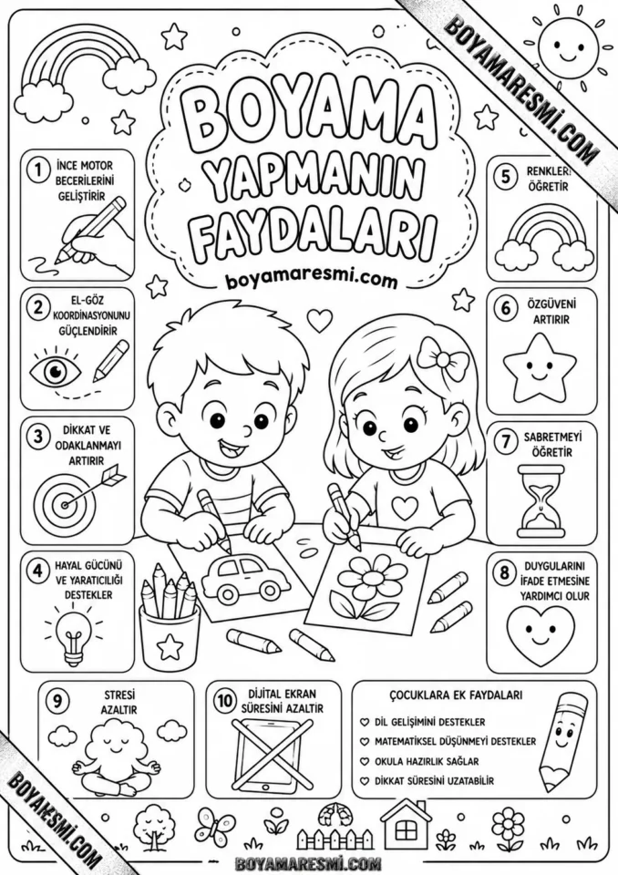 Çocuklarda Boyama Yapmanın Etkileri adlı blog yazısı