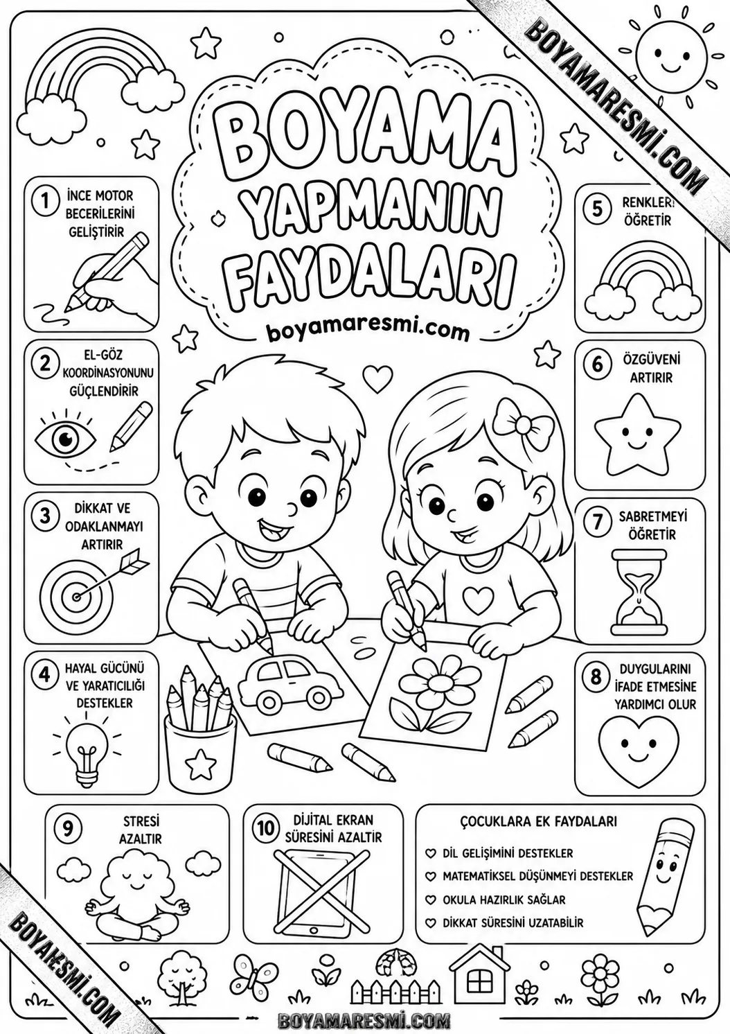 Çocuklarda Boyama Yapmanın Etkileri adlı blog yazısı