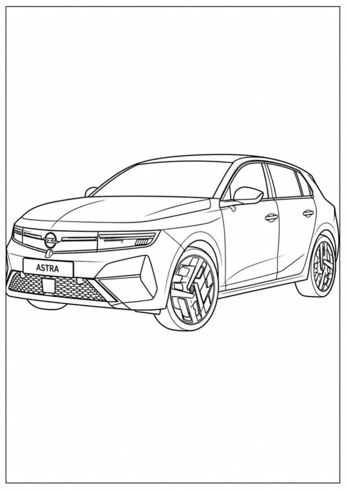 opel astra boyama resmi