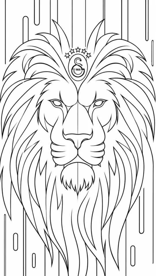 galatasaray aslan boyama sayfası