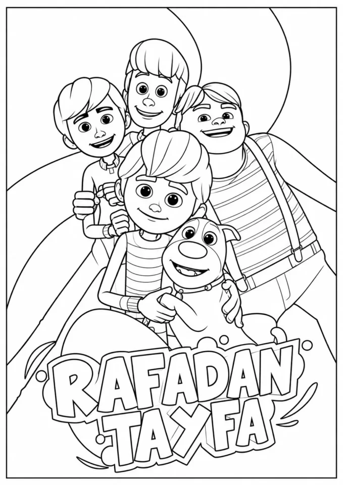 ücretsiz rafadan tayfa boyama
