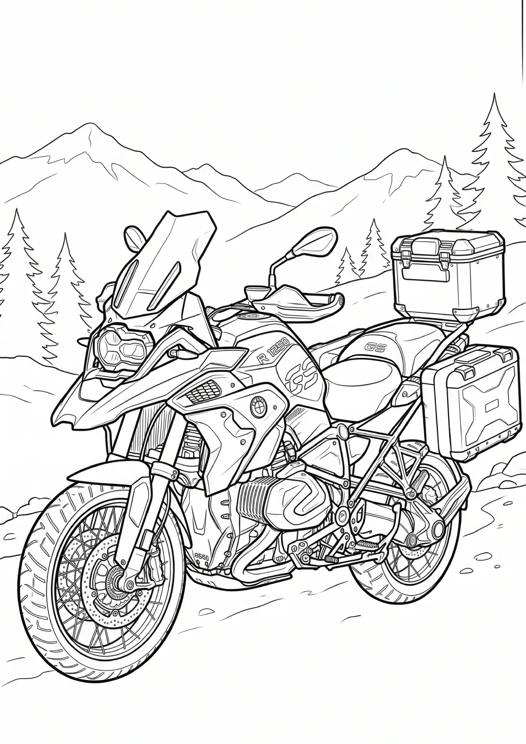 bmw r1250 gs boyama resmi