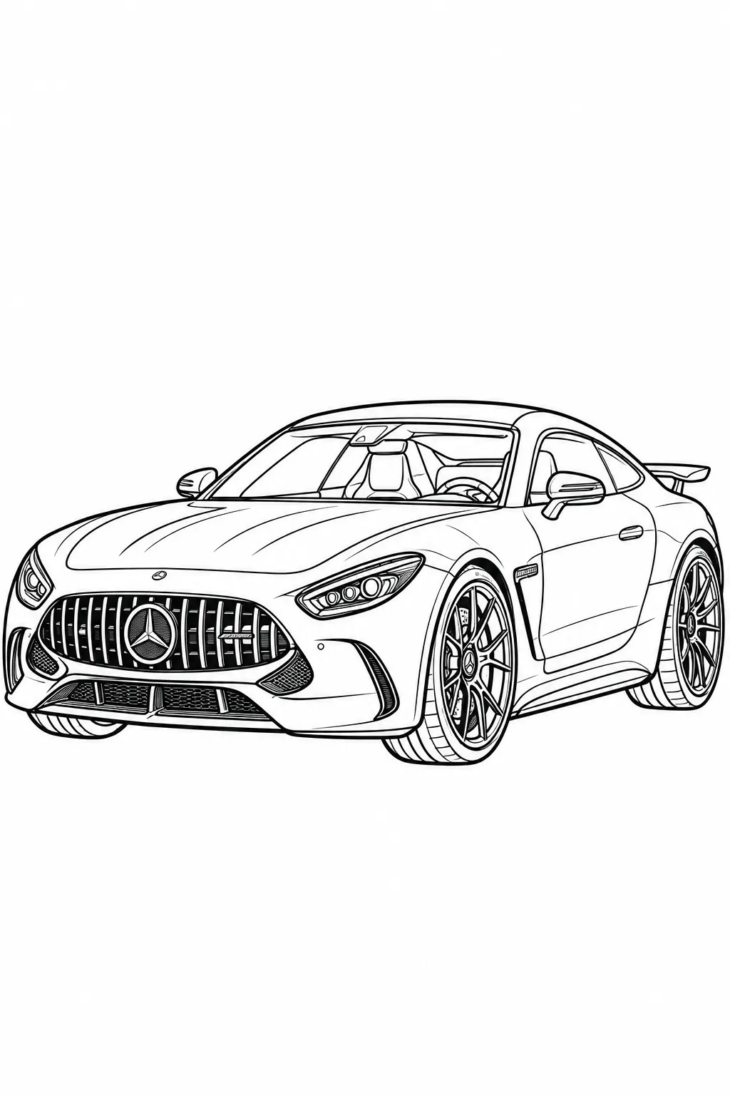 Mercedes AMG GT Boyama Resmi
